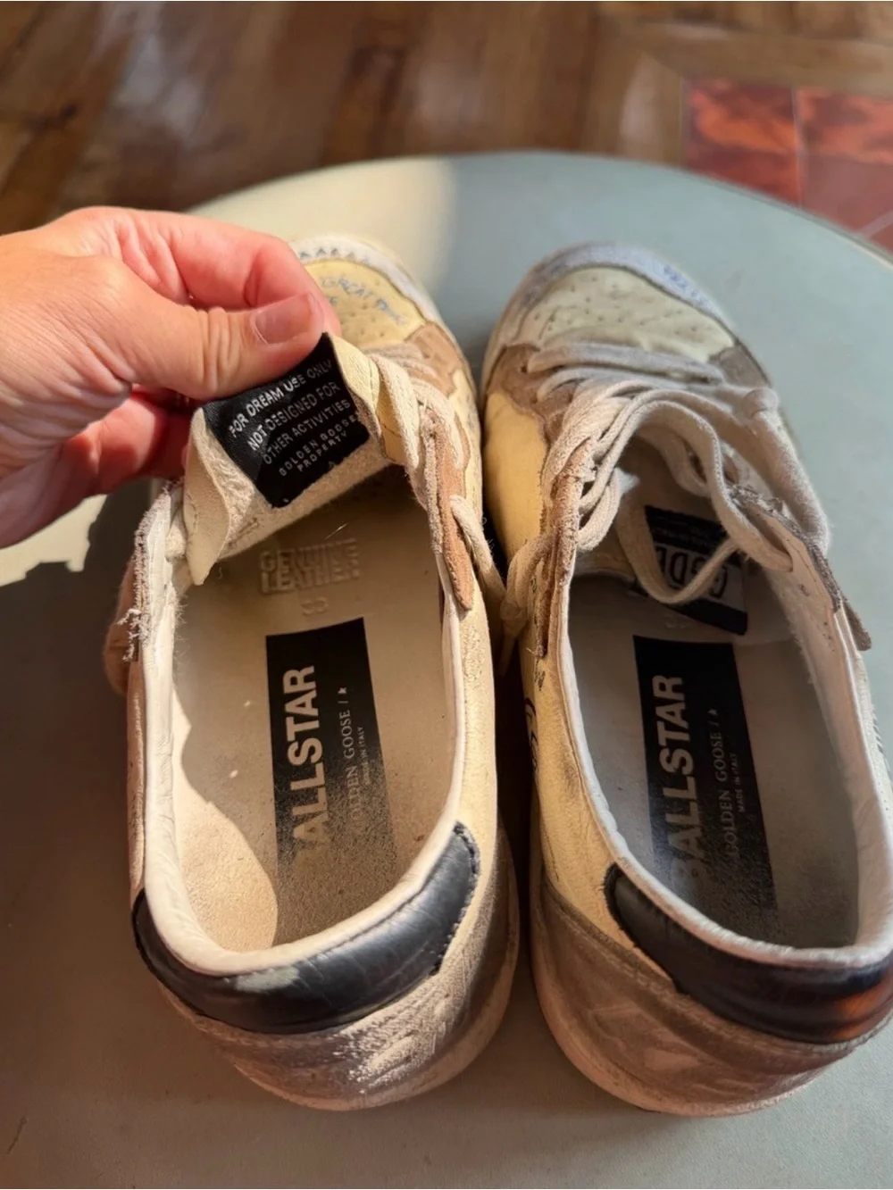 Authentic Golden Goose Super-Star Sneakers